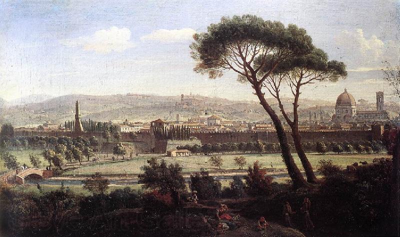 WITTEL, Caspar Andriaans van View of Florence from the Via Bolognese Spain oil painting art